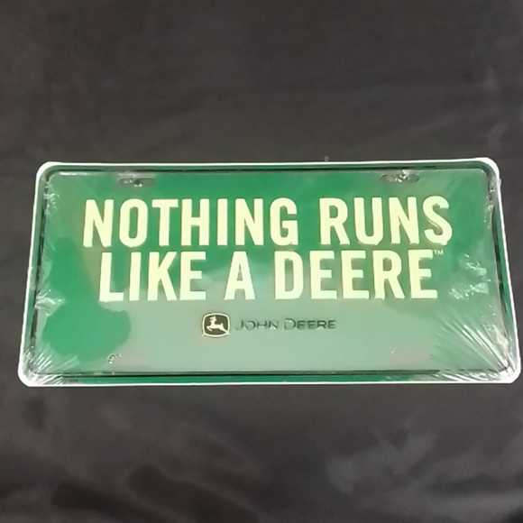John Deere Licence Plate